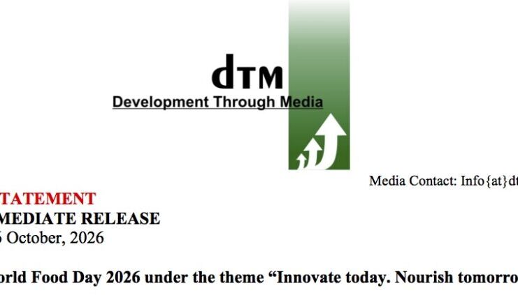 World Food Day 2026 world food day dtm 2006